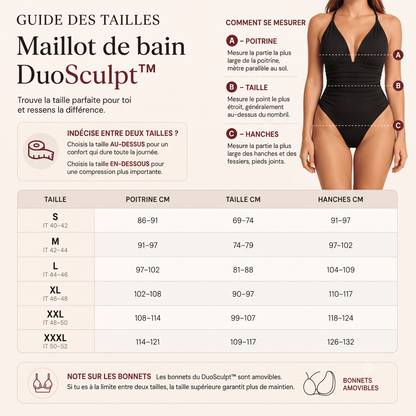 DuoSculpt™ — Le maillot dans lequel tu te sens enfin bien