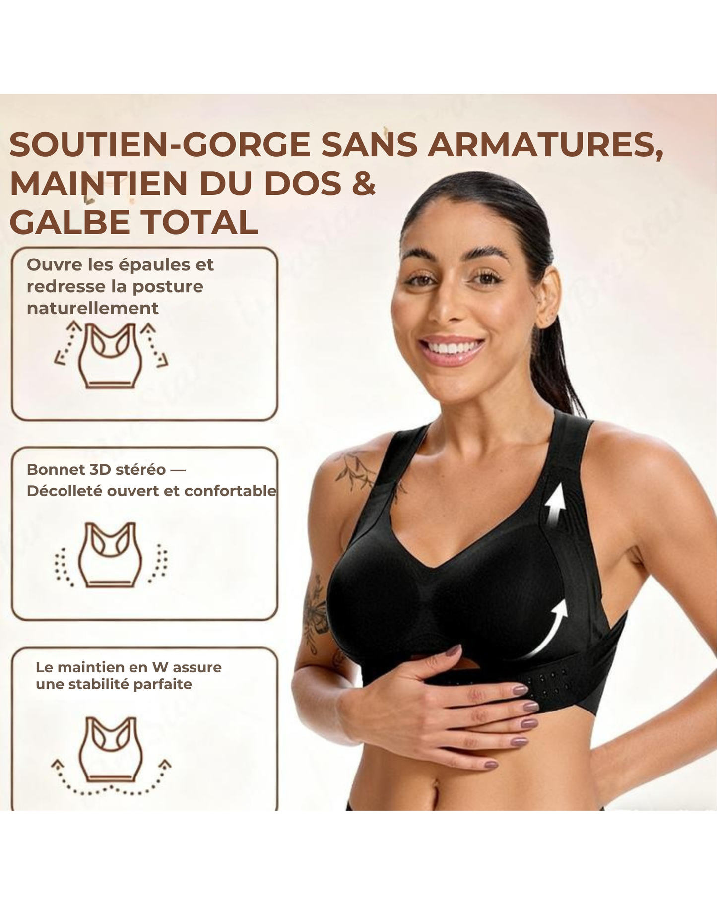 Soutien-Gorge Correcteur de Posture
