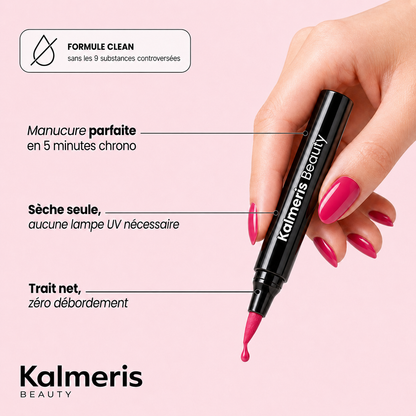 5 Stylos Vernis à Ongles sans Lampe UV | Kalmeris Beauty™