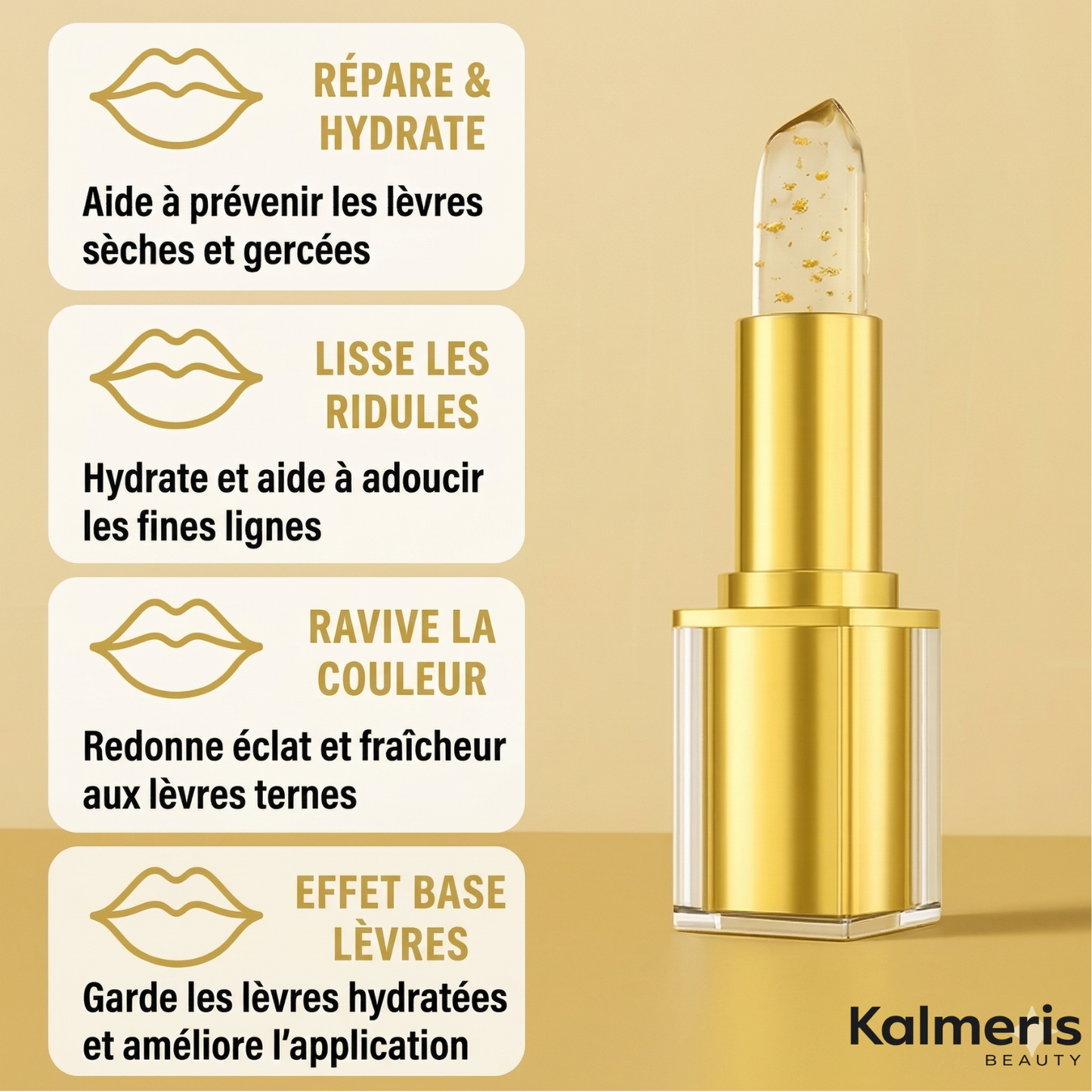 Kalmeris Beauty™ – Rouge à Lèvres Adaptatif