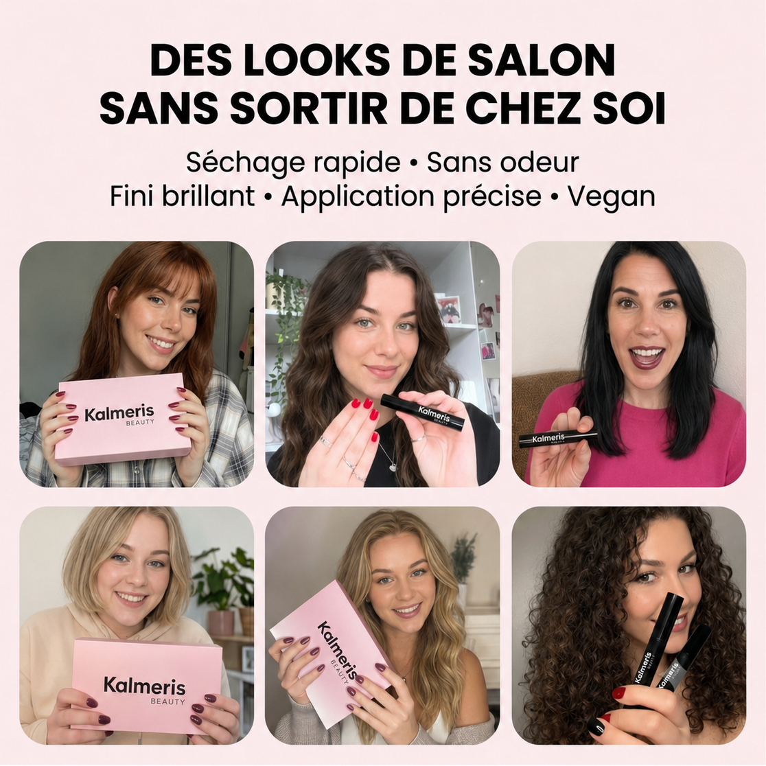 5 Stylos Vernis à Ongles sans Lampe UV | Kalmeris Beauty™