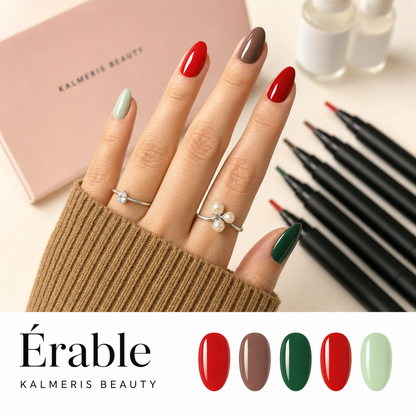 PACK 5 Stylos Vernis à Ongles sans Lampe UV | Kalmeris Beauty™