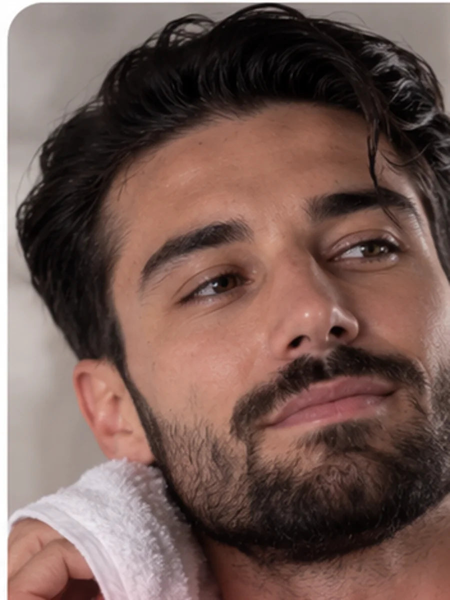 Routine gommage homme