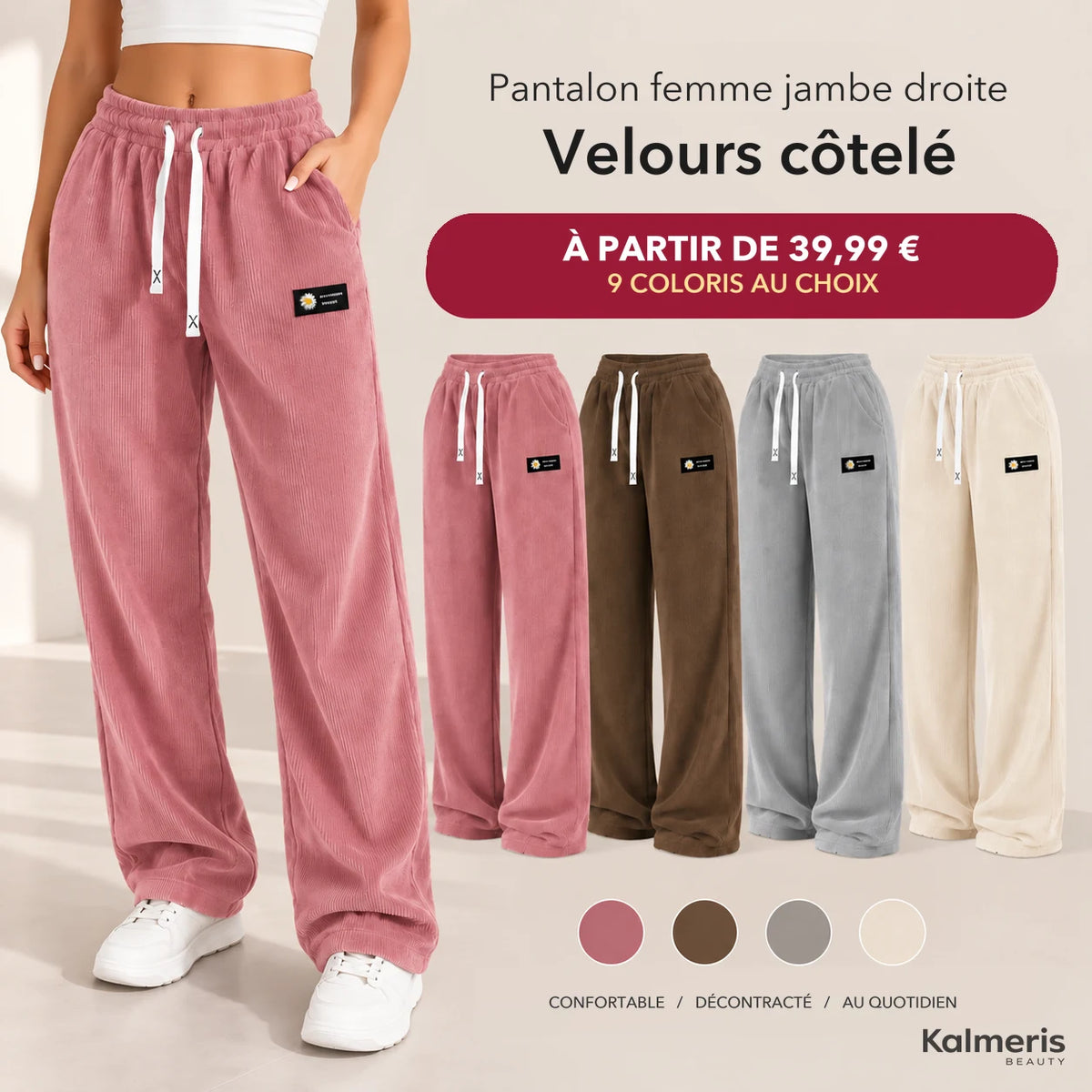 Jogging en velours côtelé – à partir de 39,99 €, 9 coloris au choix (3)